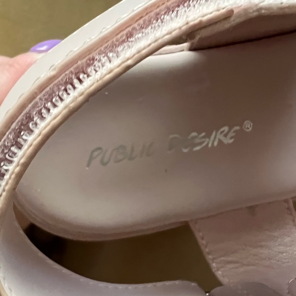 ASOS lug sole sandals PINK size 7 - Picture 3 of 5